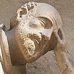 Portal of the Saints, healing of the hermit